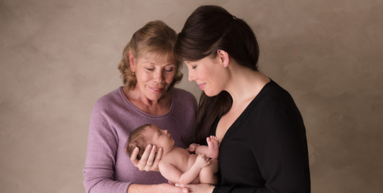 Grandmother Mother Daughter 3 Generations Kingston Portrait Studio