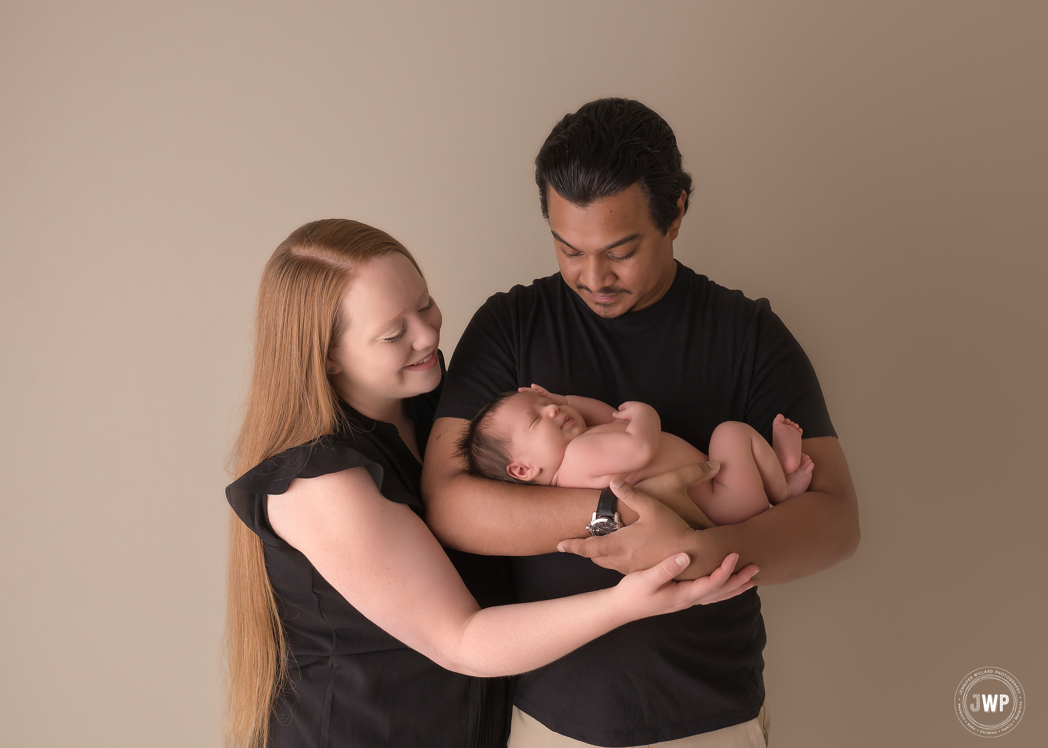 Kingston baby photographer studio portrait Mother Father