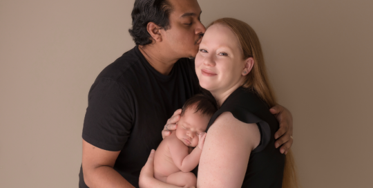 newborn boy Mother Father Kingston Baby Photographer