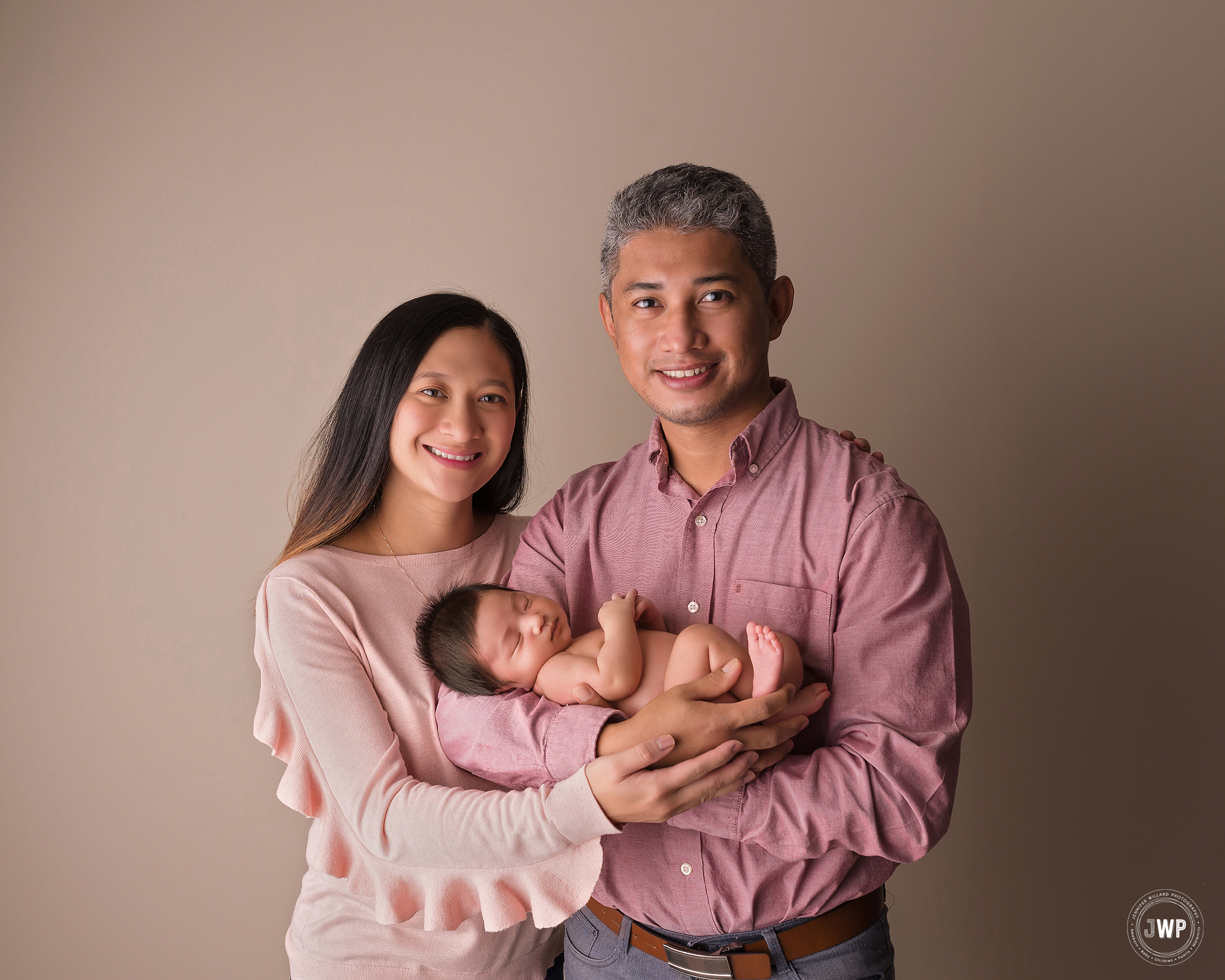 baby girl Mother Father Asian Heritage Kingston Newborn Photographer