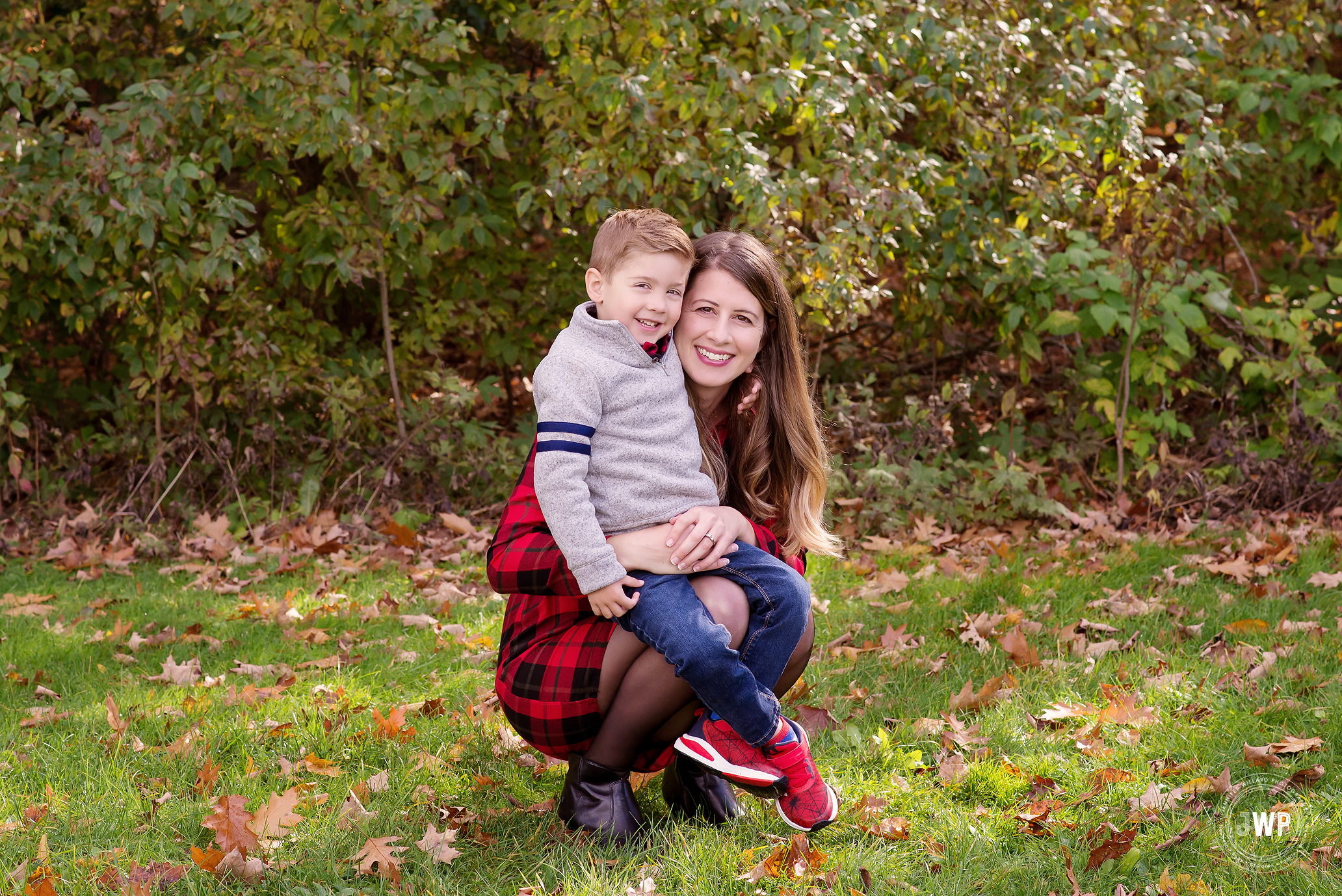 Mom Son Smiling Lemoine Point Kingston Family Photography